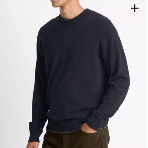 Vince Cashmere Crew Neck Sweater in Coastal Blue